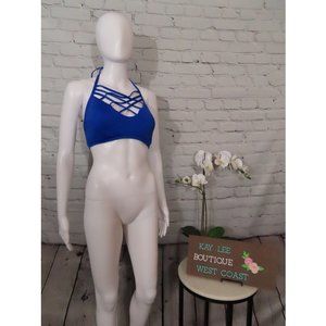 Shade & Shore (Target) Blue Halter Swim Top